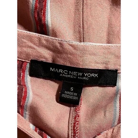 Marc New York Andrew Marc Dolman Sleeve Striped Blouse Size Small - Picture 4 of 4